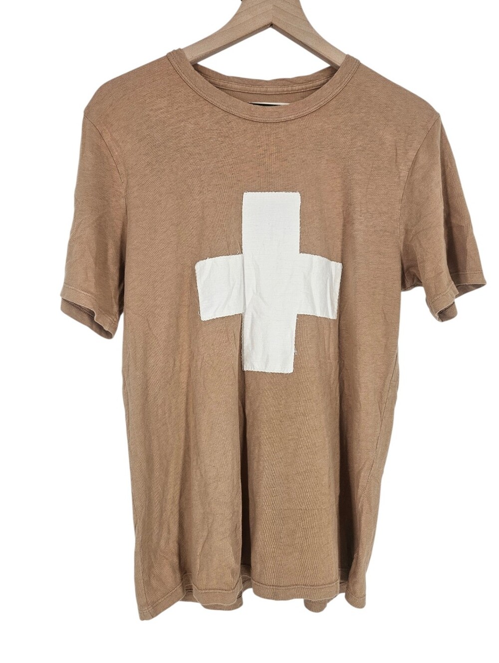 Imogene + Willie Tan The Plus Short Sleeve T-Shirt In Fatigue Brown - Picture 3 of 12